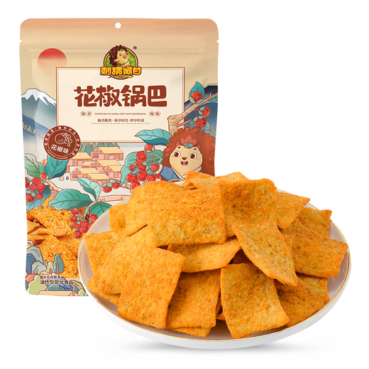 刺猬阿甘花椒锅巴花椒味75g