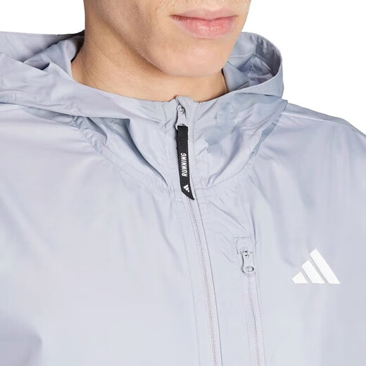 阿迪达斯 （adidas）外套男2025年秋季健身训练跑步连帽防风休闲夹克运动服IN1483 IN1484 S