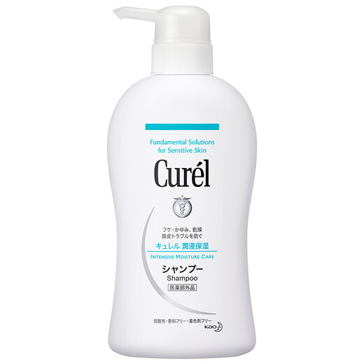 Curel Shampoo Hair Care Men and Women Oil Control Moisturizing Fluffy Shampoo Anti-dandruff Shampoo 420ml