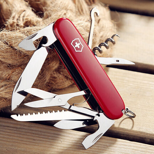 Victorinox Swiss Sergeant Knife Urban Hunter 91mm (15 functions) multifunctional folding outdoor camping tool 1.3713 red
