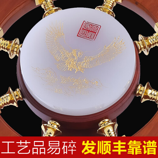 汉御帝阁 办公室摆件公司领航舵掌舵手装饰品送客户朋友开业礼物高档礼品 商海舵船大号（企业定制礼品）