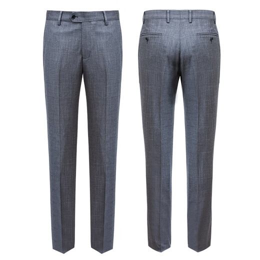 Hongdu new suit men's suit business formal wedding dress business professional dark gray men's suit suit AX20347/C version XL 180