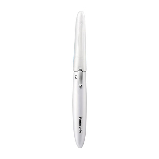 Panasonic Electric Eyebrow Trimmer Home Portable Eyebrow Shaving Cordless Shaver Trimmer Stainless Steel Blade Multiple Eyebrow Trimming Accessories Long-lasting WF61 Pearl White Eyebrow Comb 3-section Adjustable WF61-W