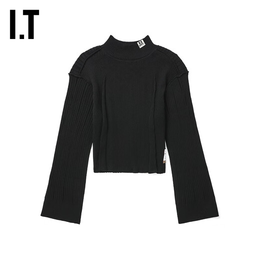 Maison MIHARA YASUHIRO IT Women's turtleneck sweater chic three-dimensional tailoring sweater 9SW691XJ YEX/yellow 36