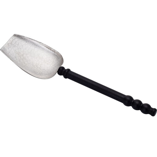 Silver Age pure silver hammered tea shovel pure silver 999 sandalwood handle teaspoon teaspoon household kung fu tea ceremony tea set accessories 16 grams + certificate