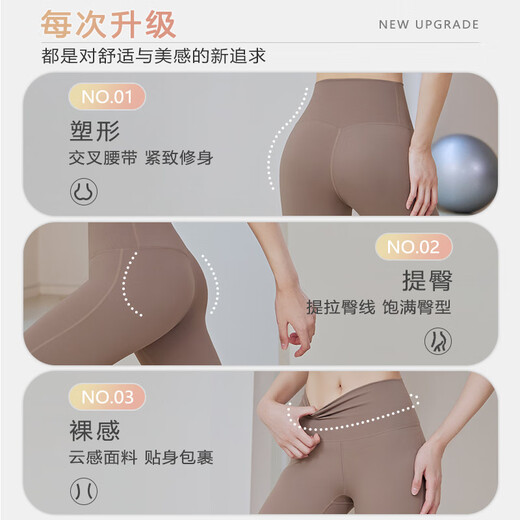 NIUKAILE Yoga Pants Women's Spring High Waist Hip Lifting Yoga Wear Large Size Fitness Pants Running Sports Fitness Tight Stretch Pants Star Black M