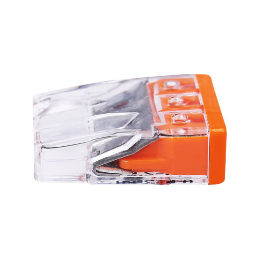 WAGO Wanke terminal block 2273 series 2.5 square hard wire connector wire quick connector parallel line splitter artifact 2273-203 (three holes) 1 piece