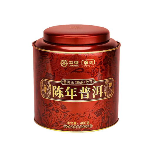 中茶茶叶 普洱茶云南陈年普洱熟茶罐装系列散茶 六年陈400g