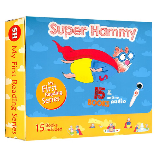 进口原版英文绘本 super hammy 1点读版 超级翰米 幼儿英语分级读物 3-6岁 儿童启蒙教材幼儿园阅读 宝宝睡前故事
