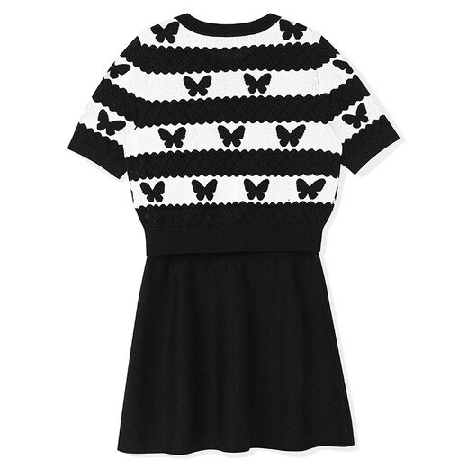 Gloria Summer Lyocell Mulberry Silk Jacquard Suit 1B5RAA290 08J Black Jacquard XS