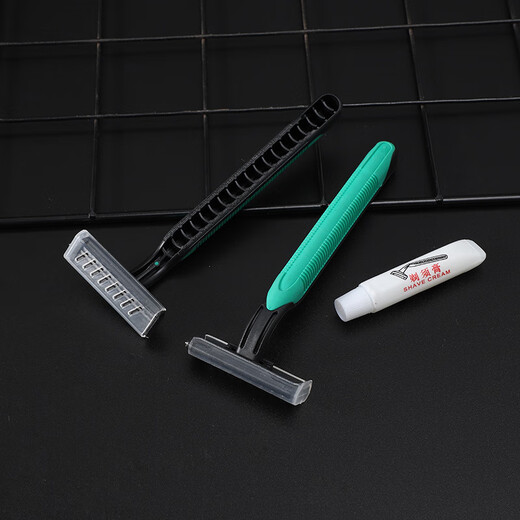 Meijia Life Hotel Supplies Shaver Shaving Cream Set 10 Sets Disposable Travel and Business Supplies