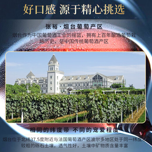 张裕 龙藤名珠 珍藏级蛇龙珠 干红葡萄酒750ml*6瓶整箱装国产红酒