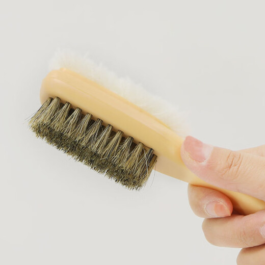 
Kang Liya K-1342 Soft-breasted shoe polish brush Multifunctional dust brush leather shoe brush Bristle three-sided brush