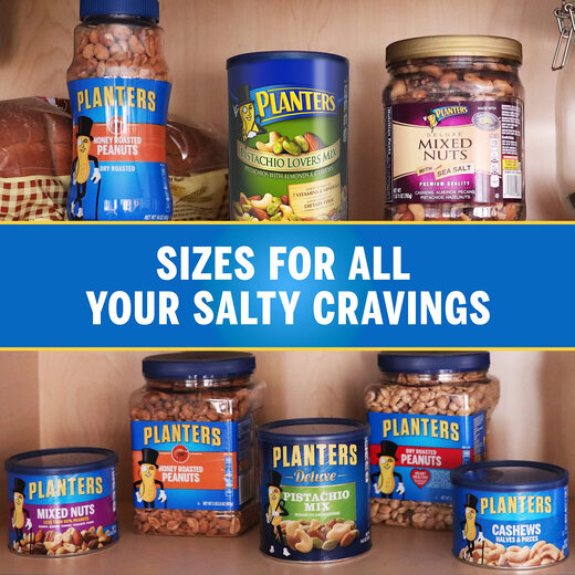 PLANTERS Gentleman Pistachio Mixed Nuts Salted 523g can