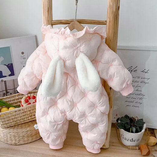 Heydidy Marke Kinderkleidung 0-1 Jahre alte 2 Winterstil 2022 Neue Winterbaby-Baumwollkleidung Onesie Winter Kleidung Baby Mädchen Winter verdickt