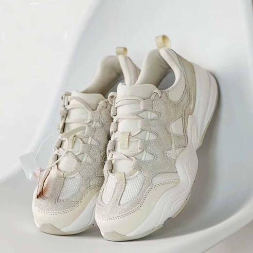 耐克（NIKE）休闲鞋女鞋2025夏季TECHHERA运动鞋透气跑步鞋复古老爹鞋 DR9761-100/灰白 37.5