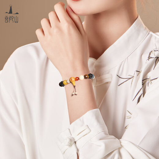Putuo Mountain Eighteen Seed Bodhi Bracelet Multi-treasure Buddha Bead Bracelet Holding Amulet Couple Birthday Gift