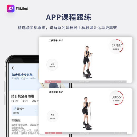 PROIRON Stepper Home Stair Climber Bicycle Hydraulic Smart Small Climbing Machine Foot Fitness Device Black