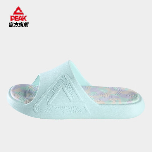 Sandales à glissement de merde de style pic de pointe Sandales de sport d'été pour hommes Sandales de sport extérieur et confortables Chaussures de plage non glissantes Gouache vert (style féminin) E12138L 35