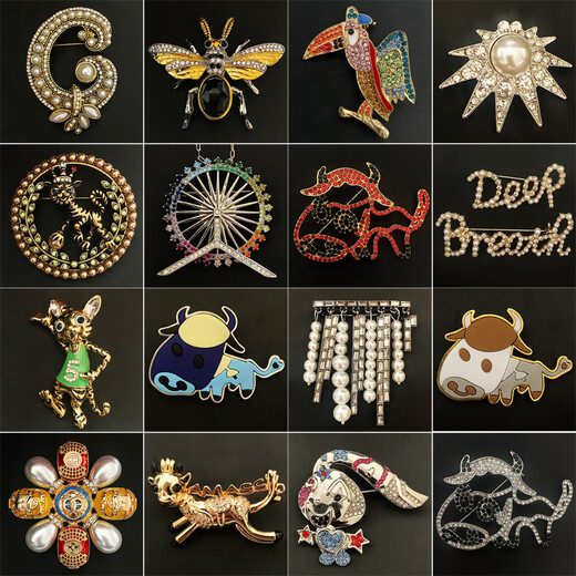 Zhuo Liang professional brooch accessories 2022 new style small fragrant suit coat pin accessories Pearl G