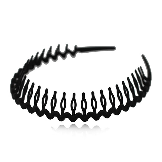 Daiyan headband for men with short hair and long hair during the transitional period. Invisible hairband with long teeth for broken hair. The headband is not easy to strangle the head. Trendy men's invisible hairband with teeth.