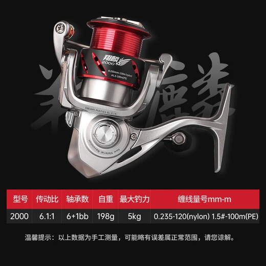 Guangwei Xianglin carbon spinning wheel Luya special shallow line cup fishing reel ultra-light long-range casting wheel 2000