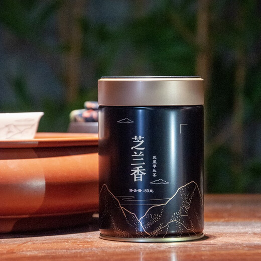 天池1392茶叶 凤凰高山单枞茶 芝兰香有机单丛乌龙茶 七彩罐装50g