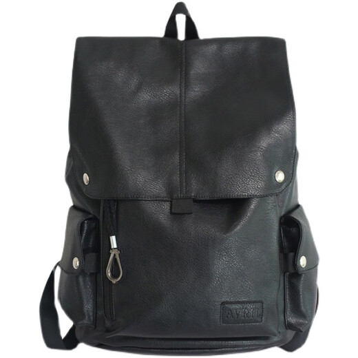 Men and girls are carrying computer backpacks and trendy backpacks for men and women who are easy to care for leather fashion trendy college students' schoolbags and computer bags travel backpacks ins trendy cool white 246