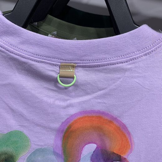 Nike (NIKE) short-sleeved T-shirt women's 2025 summer new sportswear knitted breathable round neck top HF6180-133 pure cotton HF6180-517 purple L