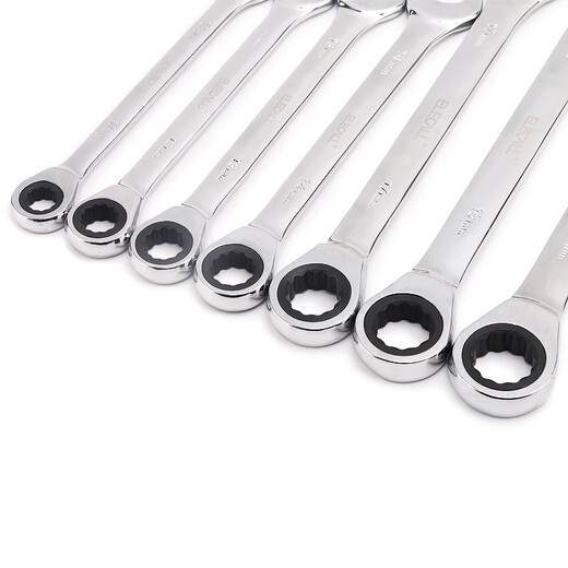 ELECALL fixed head ratchet wrench 10mm quick opening dual-purpose torx wrench labor-saving household industry ET090110