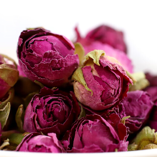 Yiqian Xinjiang Hotan Rose Tea Desert Rose Buds Dried Products Southern Xinjiang Specialties with Damascus Rose Tea 160g [80g*2 cans]