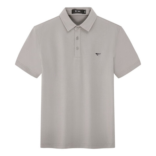 Sept Wolf [Ice Ammoniac Fense cool] T-shirt à manches courtes T-shirt masculin Business Casual Polo T-shirt Men's Abel Clothes Top 003 (Grey moyen) 1D1D30606137 XL 175 / 92A
