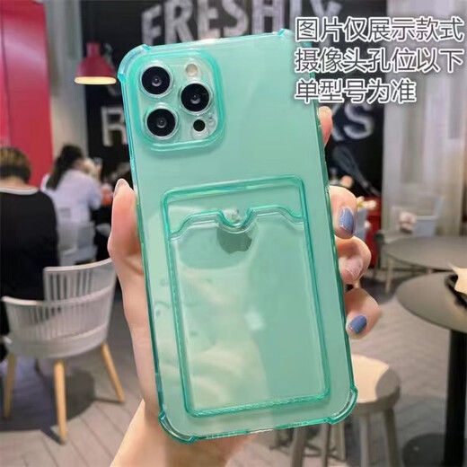 善优缘 透明卡套带卡包适用于华为p50手机壳p50pro可插卡p40pro可以放照片的p30pro  灰黑卡包 华为mate40 pro
