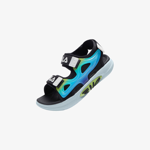 Fila Meteor Sandals 2 Boys (26-32) Velcro Sandals Boys Shoes Soft Sole Wading Shoes Legend Blue/Fila White 32