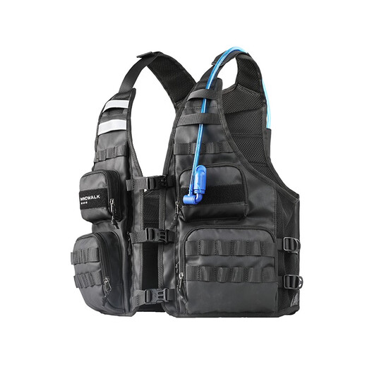 Rhinowalk Rhino Sports Vest Cycling Suit Can Hold Helmet Multi-Pocket Fishing Vest Motorcycle Reflective Outdoor Bicycle Water Bag 3.0L