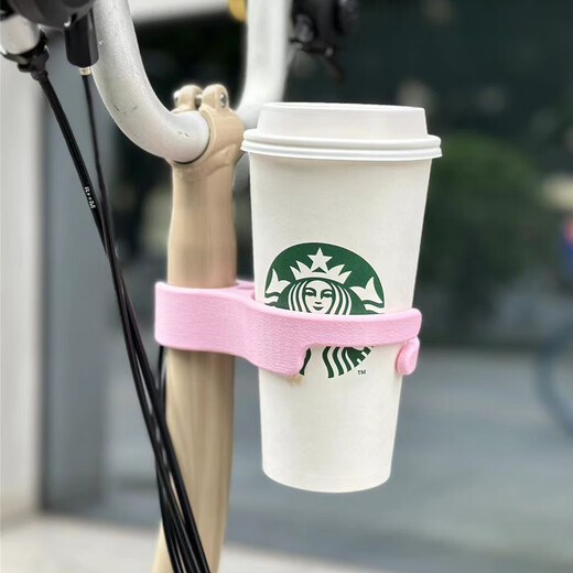 TKHE suitable for brompton small cloth folding bicycle accessories decorative milk tea coffee cup holder kettle cup holder lilac purple