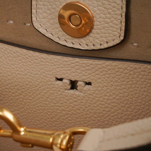 
TORY BURCH new tb women's bag Tang Li Baiqi women's handbag bucket bag McGraw series fashion trend one-shoulder crossbody bag birthday gift for girlfriend cheese white trumpet 74956 724