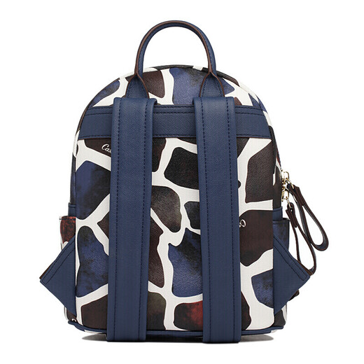 Cassile fashion women's bag European and American animal print backpack women's backpack travel C143042046H4 colorful coffee