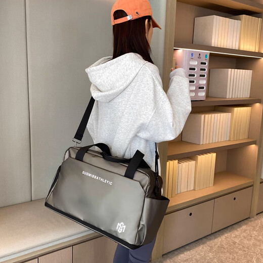 班哲尼旅行包男女士大容量扩展可套拉杆行李箱收纳待产包健身手提斜跨袋