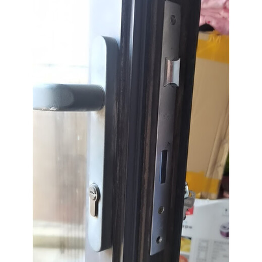 Puli Pula Plastic Steel 9225 Old-style lock body hand lock 8535 double-open door 8530 swing door balcony door lock core broken No. 8 9235 lock body 35-45MM universal type without key