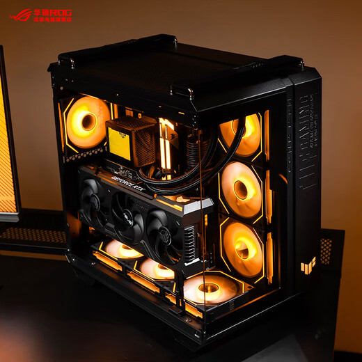 ASUS 24-issue interest-free 5080 Ryzen 7 9800X3D ASUS ROG family bucket host graphics card game e-sports live broadcast AIDIY assembly machine computer complete machine 9800X3D+5070TI | 2