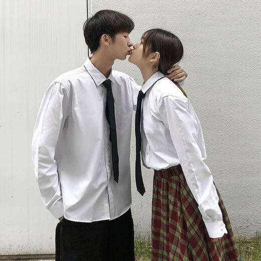 Qinsilu Hong Kong White Shirt White Student Style Coreano Corea de moda