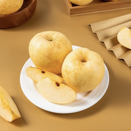 Jingxiansheng Shandong Golden Venus Apple Net weight 3Jin Jin is equal to 0.5kg Single fruit 160g+ Fresh in season Straight from the source