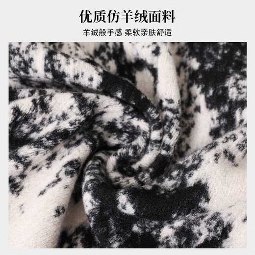Yunna National Style Landscape Painting Shawl Travel Outdoor Cloak Cloak Blanket Thickened Warm Scarf for Women in Autumn and Winter Landscape Painting Shawl
