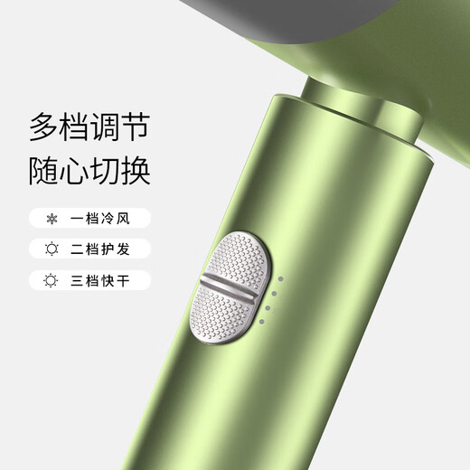 Royalstar Hair Dryer Home Light Care Hair Dryer High Power Quick Drying Hair Dryer Ladies Portable Hair Dryer Gifts for Girls Holiday Gifts Green Exclusive Hair Care Professional Hair Dryer