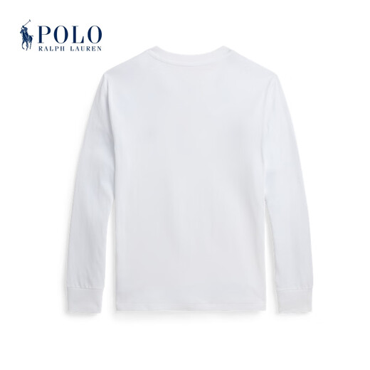 Polo Ralph Lauren Boys Classic Cotton Jersey Henry Shirt RL41762 100-blanc M