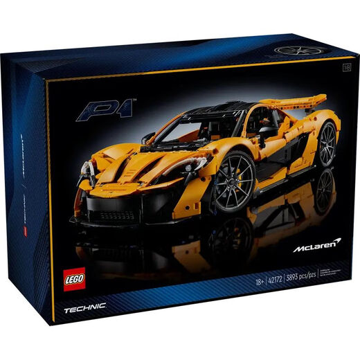 乐高（LEGO） Technic 迈凯伦P1超跑玩具模型立体逼真拼插积木礼物3893粒42172 新品预售美国直邮