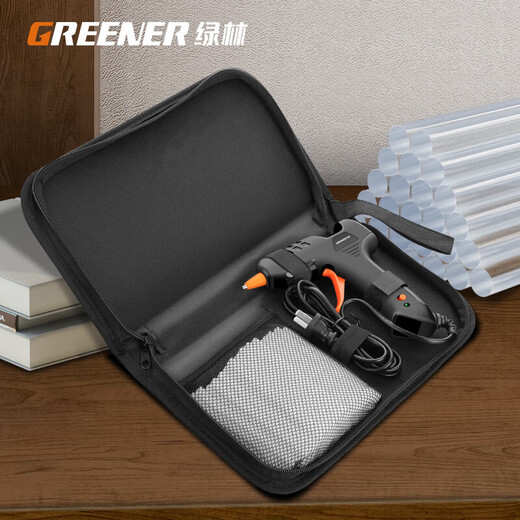 GREENER hot melt glue gun children's handmade DIY household hot glue gun hot melt gun hot melt glue stick high power high viscosity 40W glue gun + 60 transparent glue sticks + storage bag