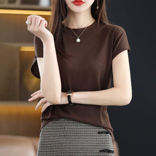 Fangluyu 200 Jin [Jin equals 0.5 kg] can wear ice silk sweater for women T-shirt short-sleeved Korean style bat sleeve summer thin ins fashion top white 9922 ice silk one size S suggestion 75-95 Jin [Jin equals 0.5 kg]