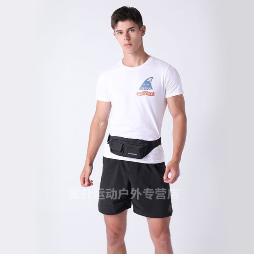 筏芯防盗腰包 出国旅游护照贴身 隐形多功能男迷你户外运动健装备装手 墨灰色